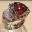 золото14 кт(белое),турмалин,бриллианты